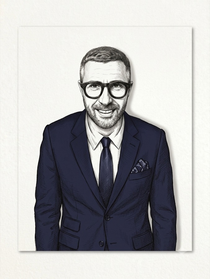 Portrait dessiné de votre interlocuteur